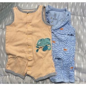 Bundle Deal- 2 Rompers Size 9 months